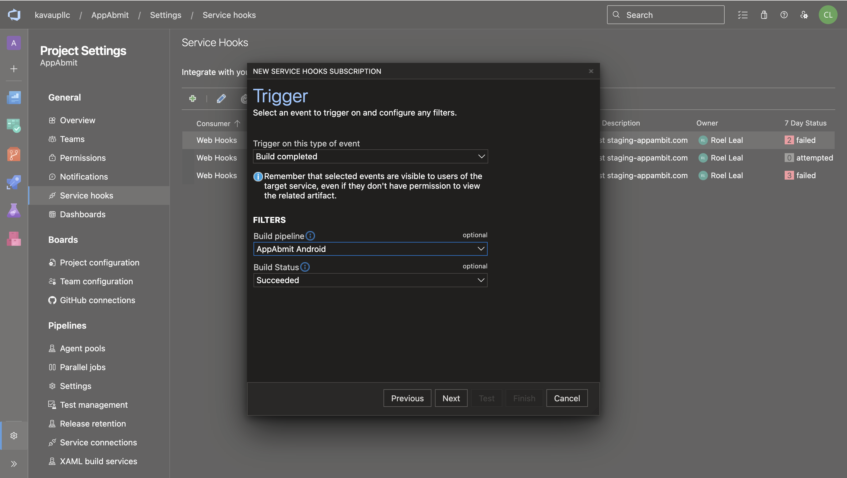 Webhook trigger (dark)