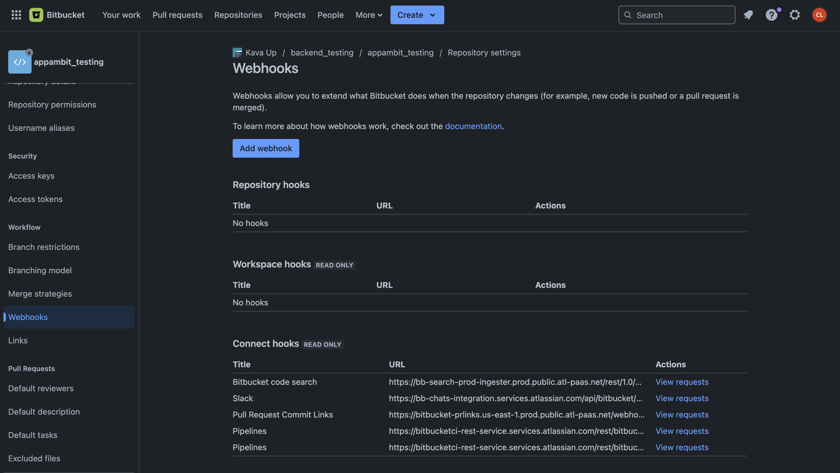 Webhook (dark)