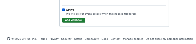 Webhook configuration (light)