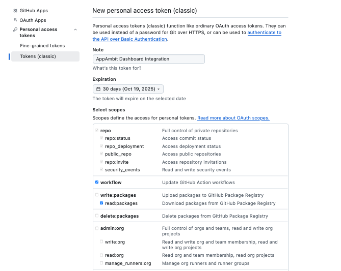 Token permissions(light)