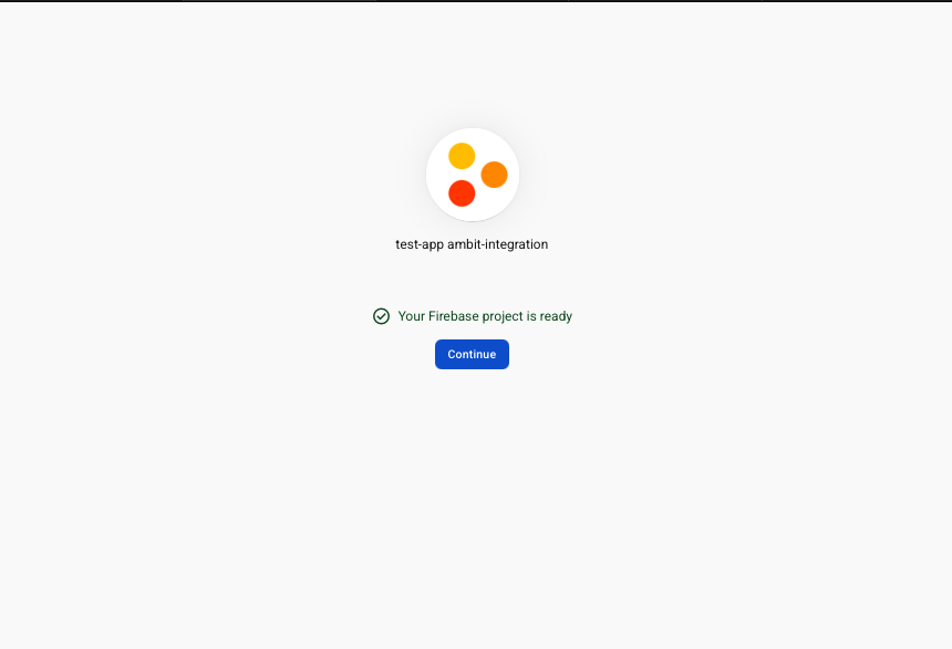 Create Firebase project